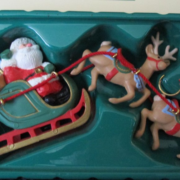 COPY - Hallmark Keepsake Ornament Santa and His Reindeer